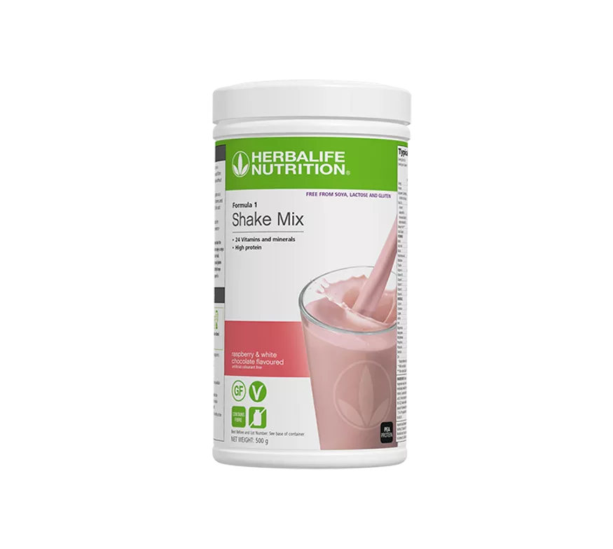 Formula 1 Shake Raspberry and White Chocolate Free from Gluten, Lactose & Soy